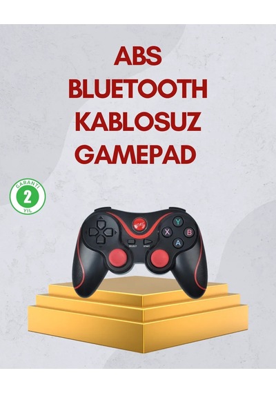 Ergonomik Tasarımlı Kablosuz Bluetooth Gamepad Titreşimli Diğer