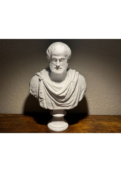 Aristoteles Büstü Minimal Ev Ofis Hediyelik Dekoratif Obje Figür 15 Cm