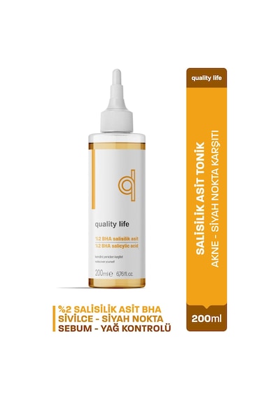 Quality Life Gözenek Sıkılaştırıcı ve Akne Karşıtı Tonik 200 ML