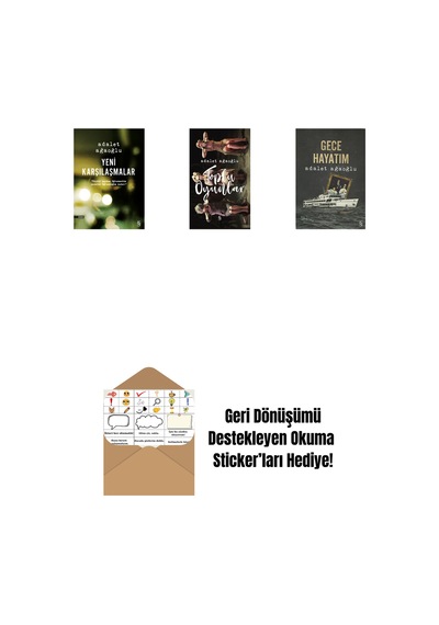 Yeni Karşılaşmalar + Toplu Oyunlar Ciltli + Gece Hayatım + Okuma Sticker'ları