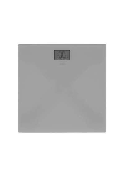 Sinbo Sbs-4451 Dijital - Pilli Gri Cam Banyo Baskül Terazi Tartı Lcd Ekran 180kg/100gr 26x26cm 5705