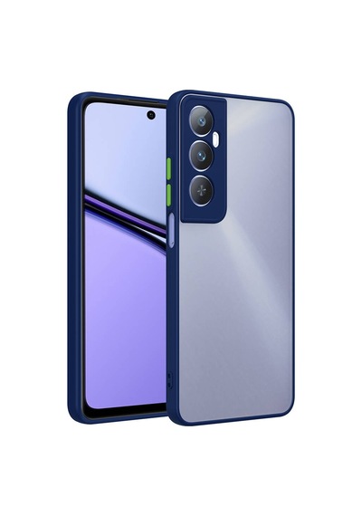 Zore Realme C65 4g Kılıf Omsy Hux Kapak - Lacivert