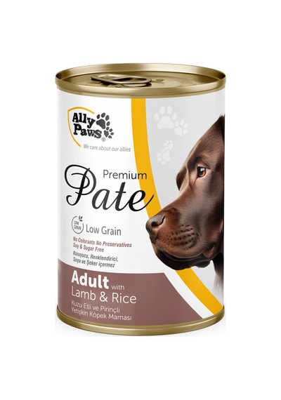 Ally Paws Kuzulu Pate Köpek Konserve Maması 400 Gr