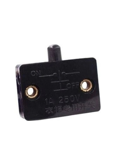 Ic-187f Ters Kapak Swici Dolap Kapak Switch Sıva Üstü 250v 1a Siyah