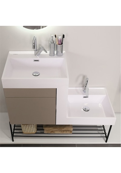 Kobos Up-down 100 Cm Banyo Dolabı Seti Latte Açık Kahverengi Kobos Up-down 100 Cm Banyo Dolabı Seti Latte Açık Kahverengi