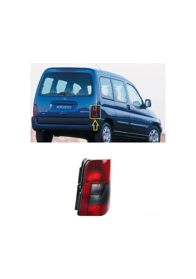 Peugeot Partner Sağ Arka Taraf Stop Lambası 1996-2002 Tek Kapı