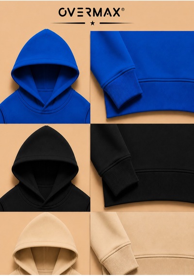 Overmax Çocuk 3'lü Sweatshirt Takımı 3-12 Yaş Saks Mavisi-siyah-bej - 917542430 Saks Mavisi-siyah-bej