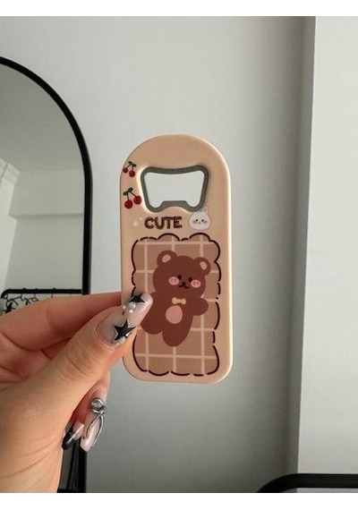 Cute Bear Magnetli Kapak Açacağı Karışık