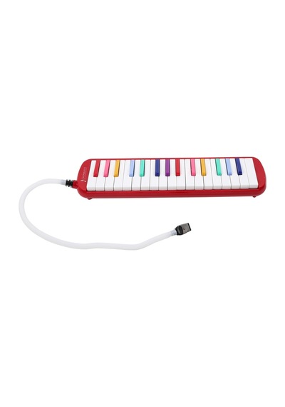 32 Tuşlu Plastik Çantalı Kırmızı Melodika