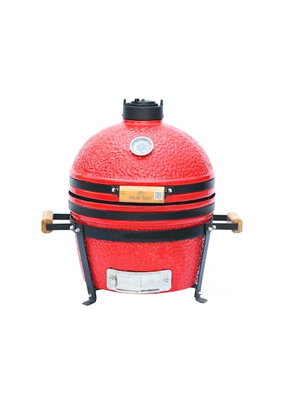 Kamado Seramik Mangal 40 Cm Kırmızı