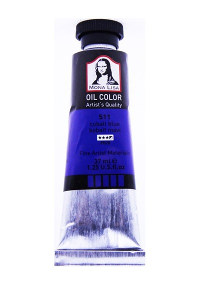 Mona Lisa Yağlı Boya 37 Ml Kobalt Mavi 511 Çok Renkli