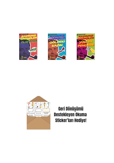 Playback Cep Boy + Göldeki Kadın Cep Boy + Yüksek Pencere Cep Boy + Okuma Sticker'ları