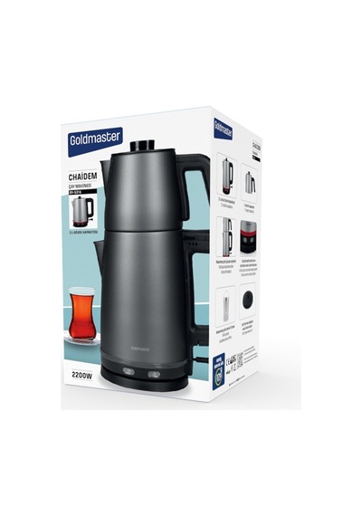 Goldmaster Chaidem XL 2 LT Çelik Çay Makinesi ve Isıtıcı