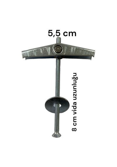 Alçıpan Askı Dübel Yaylı 12x80 5 Adet - Mg-284632