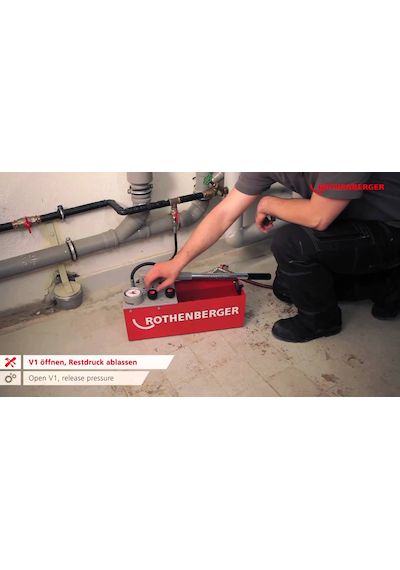 Rothenberger Rp 50-S Manuel Test Pompası