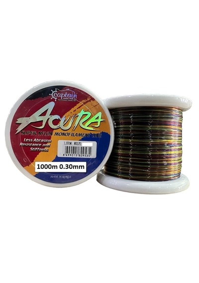 Captain Acura 0.30mm 1000 Metre Bobin Misina Multi Color