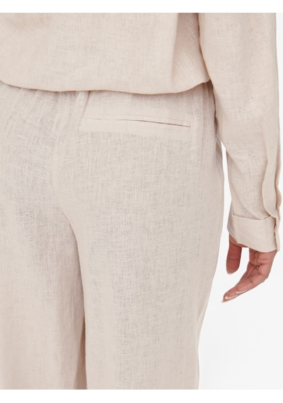 Only Onltokyo Hw Lınen Blend St Pant Pnt Noos Kadın Bej Pantolon - 15259590