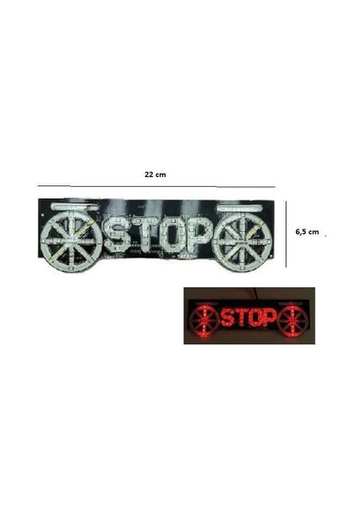 Motolinas Motosiklet Aksesuar Led Stop Ve 4 Farklı Mod Motosiklet Ebike Stop