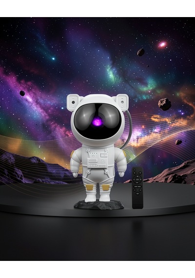 Astronot Gece Lambası + Bluetooth Hoparlör Xuczastronotlambaspeakerlı-4