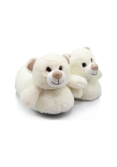 Twigy Bear Kadın Hayvanlı Panduf Beyaz 36/41 AA0648