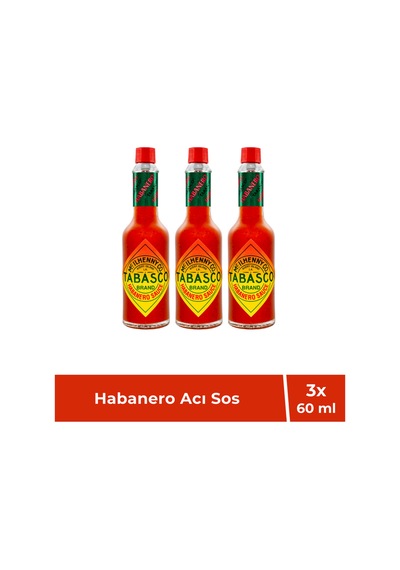 Habanero Acı Biber Sosu 60 Ml X3