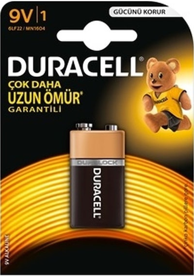 Duracell 9v Pil Tekli 5570