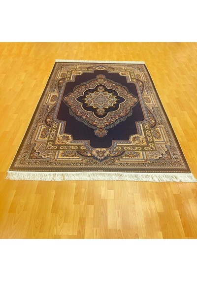 Semerkant 200 X 300 İpek Halı Lacivert