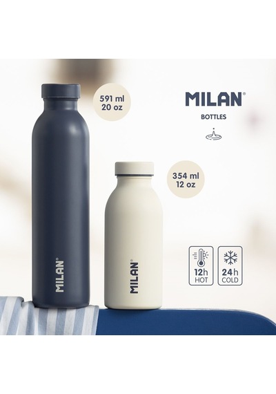 Mılan 643020b 1918 Lacivert Paslanmaz Termos Matara 591ml