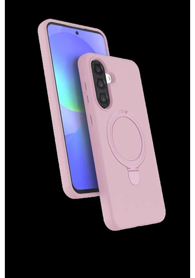 Galaxy A36 Regal Magsafe Standlı Kapak - Açık Pembe