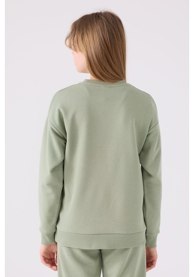 Kappa Kız Çocuk Haki Sweatshirt 5274-45425 Haki