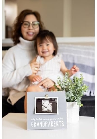 Pearhead Sonogram Fotoğraf Çerçevesi Büyükanne Ve Büyükbaba İçin Bebek Hatıra Resim Çerçevesi, Hamilelik Duyurusu, Bebeğin İlk Noel Hediyeleri, Tatil Hediyeleri, Bebek Tatil Hediyeleri, Gri Açık Gri Pearhead Sonogram Fotoğraf Çerçevesi Büyükanne Ve Büyükbaba İçin Bebek Hatıra Resim Çerçevesi, Hamilelik Duyurusu, Bebeğin İlk Noel Hediyeleri, Tatil Hediyeleri, Bebek Tatil Hediyeleri, Gri Açık Gri