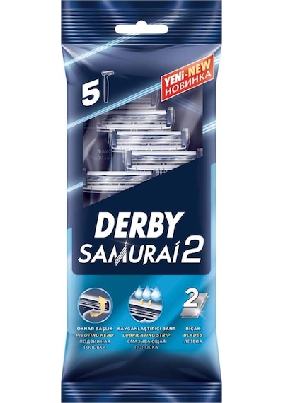 Derby Samurai2 Tıraş Bıçağı 5'li