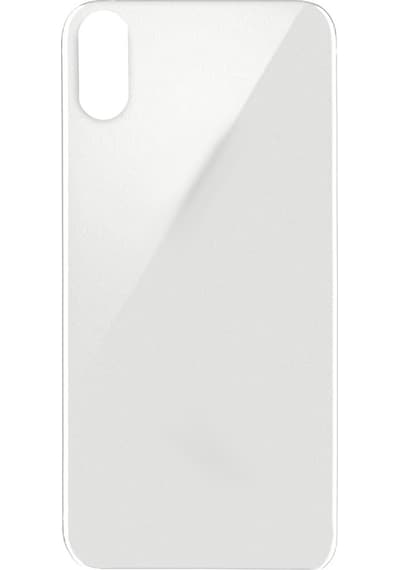 Teknonet Apple Uyumlu iPhone X Geniş Kamera Camlı Batarya Kapağı