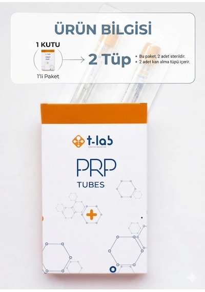 T-lab Orijinal Prp Tubes 1 Paket 2 Tüp