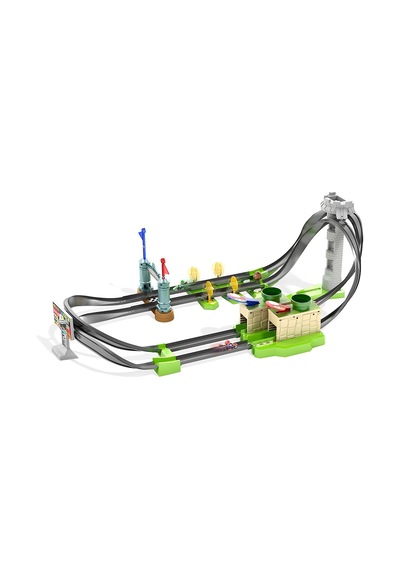 Hot Wheels Mario Kart Çılgın Dönüş Parkuru Yarış Seti. 1 64 Ölçek