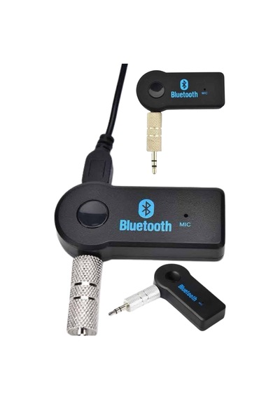 Bluetooth Araç Kiti Aux Çıkışlı Telefon Müzik Alıcı Tüm Cihazlara Uyumlu - 4991