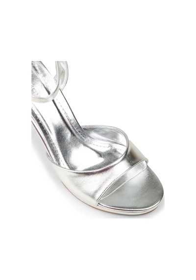Deery Kadın Gümüş Renk Platform Topuklu Sandalet - K1301zgmsc01 Gümüş
