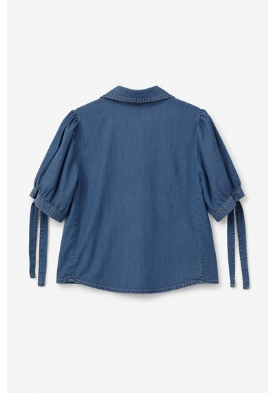 Blue White Kadın Mavi Tencel Kumaş İnce Rahat İkili Takım