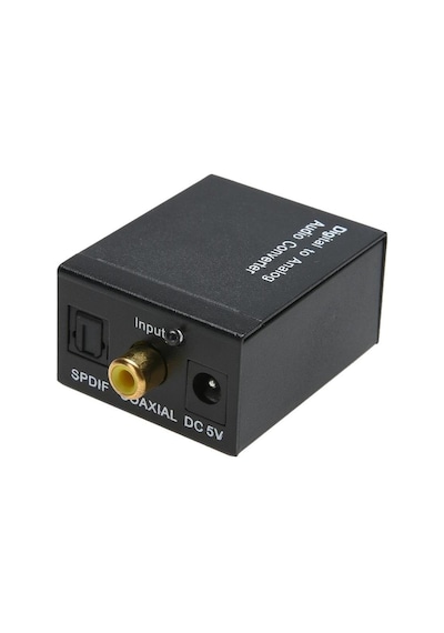 5057 Dijital To Analog 3.5mm Optik Ses Tos Çevirici Dönüştürücü Adaptör