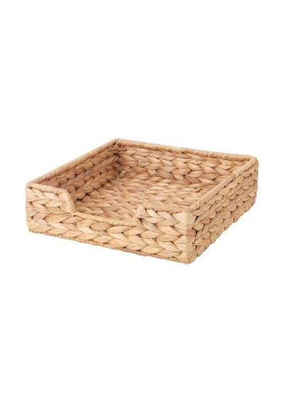Peçetelik Meridyendukkan Hasır Peçetelik 23x23 Cm Su Sümbülü Bej