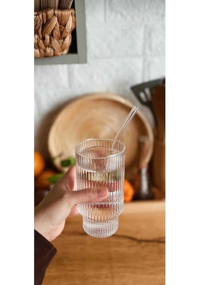 400 Ml Isıya Dayanıklı Borosilikat Origami Stil Bardak - Borosilikat Bardak 1 Adet Çok Renkli