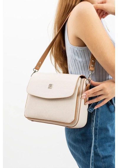 Just Polo Yeni Sezon Kadın Çantası 4063mh Krem - Taba