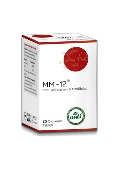 Mm-12 Metilkobalamin Çiğneme Tableti 30 Tablet x 2 Adet