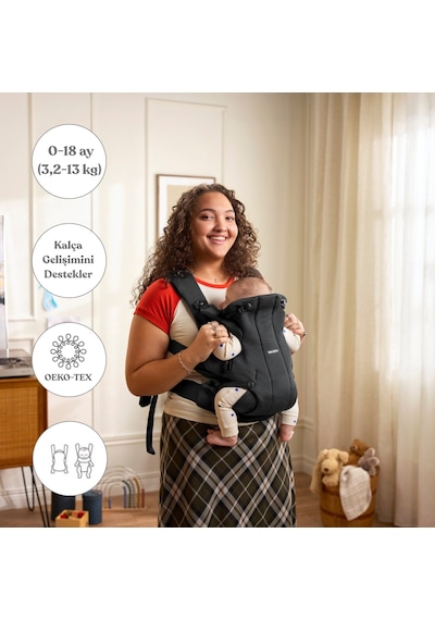 Babybjörn Kanguru Hold Mesh Black
