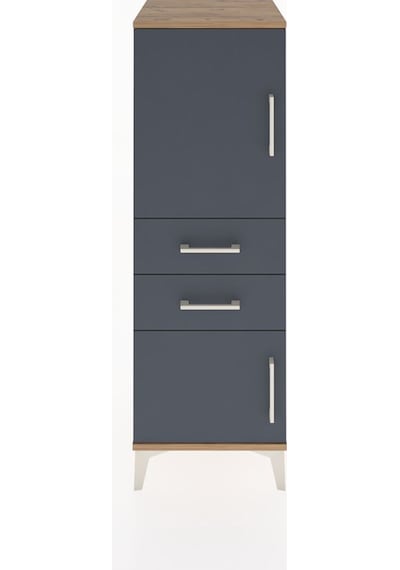 Hyperion Dolap 2 Raflı 2 Çekmeceli 2 Kapaklı 44x44x134 Çam-an... Çam