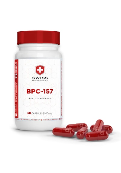Swiss Pharmaceuticals Bpc-157 500 Mcg 60 Caps Aromasız