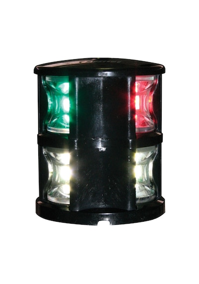 Fos Led 12 Üç Renk & Çapa Feneri, Siyah