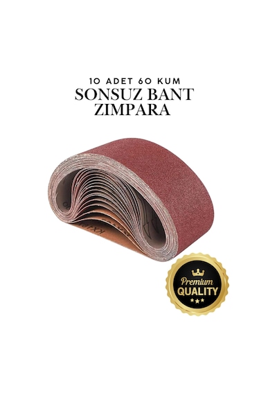 10 Adet Sonsuz Bant Zımpara Kağıdı 75x533 Mm - 60 Kum Tank Palet Zımpara Dayanıklı Alüminyum Oksit X-bez Tabakalı Ahşap Ve Metal Zımparalama, Pas Giderme Ve Çapak Alma Zımpara Bandı Seti 10 Adet Sonsuz Bant Zımpara Kağıdı 75x533 Mm - 60 Kum Tank Palet Zımpara Dayanıklı Alüminyum Oksit X-bez Tabakalı Ahşap Ve Metal Zımparalama, Pas Giderme Ve Çapak Alma Zımpara Bandı Seti