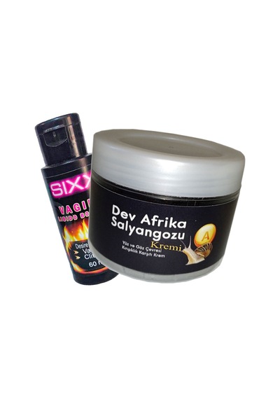 Giant Afrika Anti-aging Krem 100ml Dev Afrikasalyangozu + Sıxx Bayan Orgazmkremi