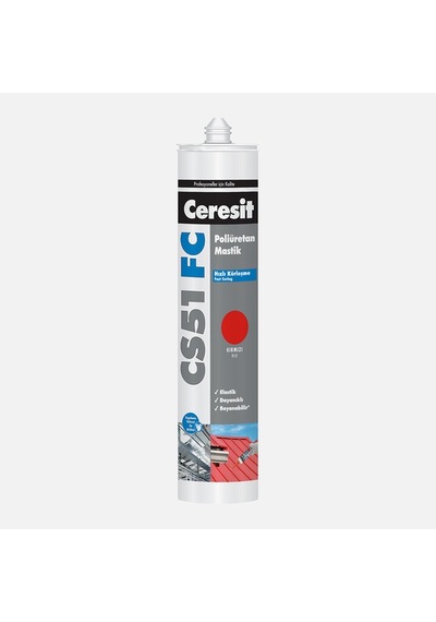Ceresit 280 Ml Cs 51 Poliüretan Mastik Kırmızı